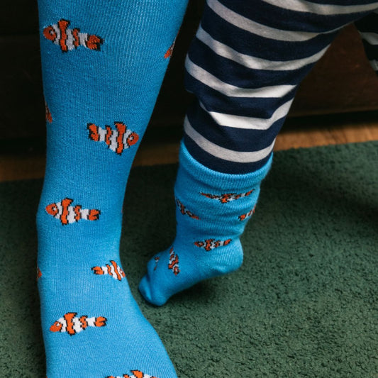 Clown Fish Matching Bamboo Socks (Adult & Child) - Wear Yaani