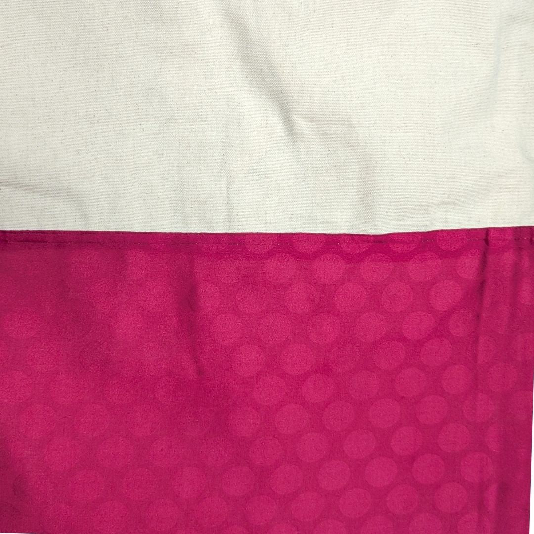 Half sari, half cotton tote bag, ethically handmade in India - Wear Yaani