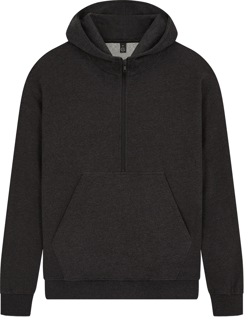 Organic Half Zip Hoodie: Unisex - Wear Yaani