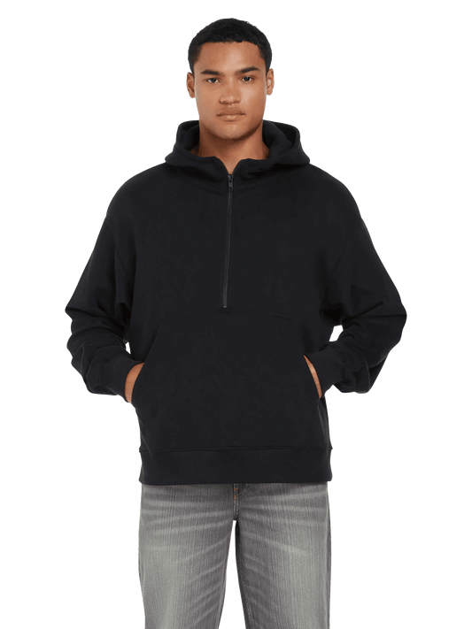 Organic Half Zip Hoodie: Unisex - Wear Yaani