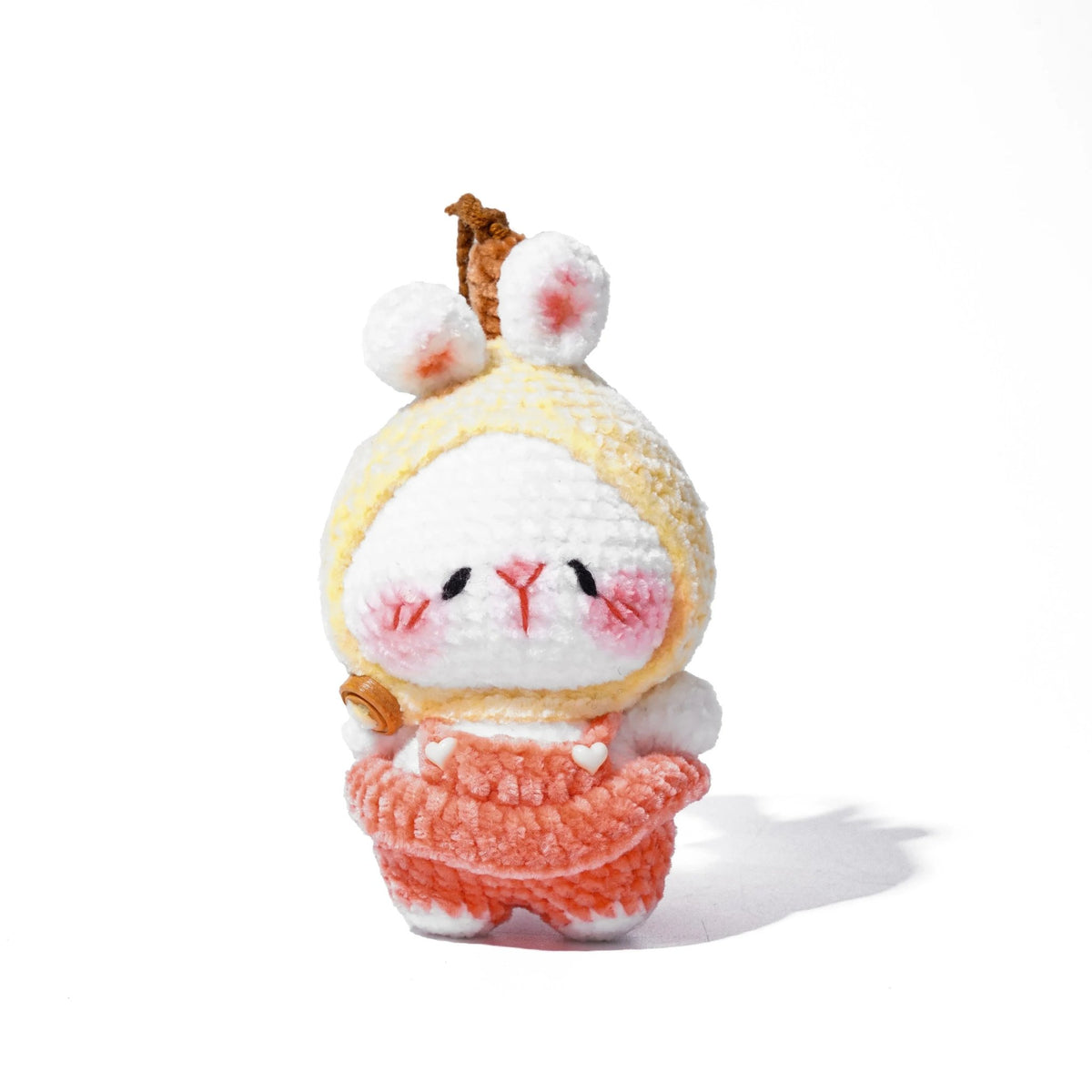 Peachelle Peach Bunny Bag Charm - Wear Yaani
