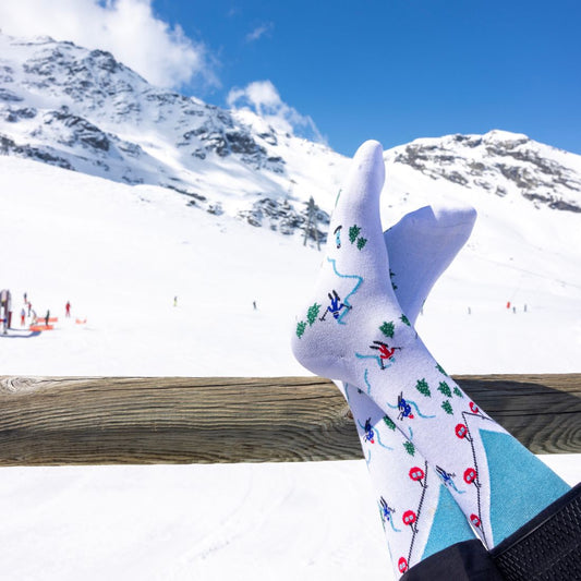 Ski Slope Bamboo Socks - Wear Yaani