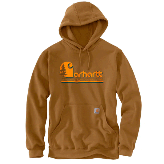 Carhartt Loose Fit Midweight Tree Graphic Sweatshirt Hoodie