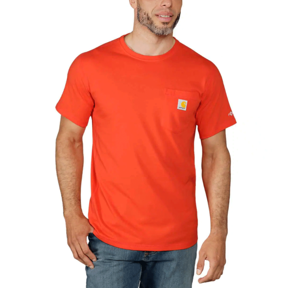 Carhartt Force Breathable Pocket Crew Neck T-Shirt