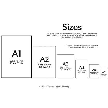 A2 Recycled White Card 220gsm - Eco-Friendly Thick Card for Art & Craft Projects - Wear Yaani