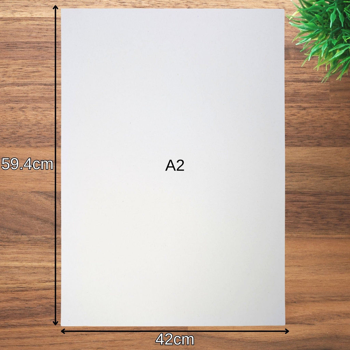 A2 Recycled White Card 220gsm - Eco-Friendly Thick Card for Art & Craft Projects - Wear Yaani