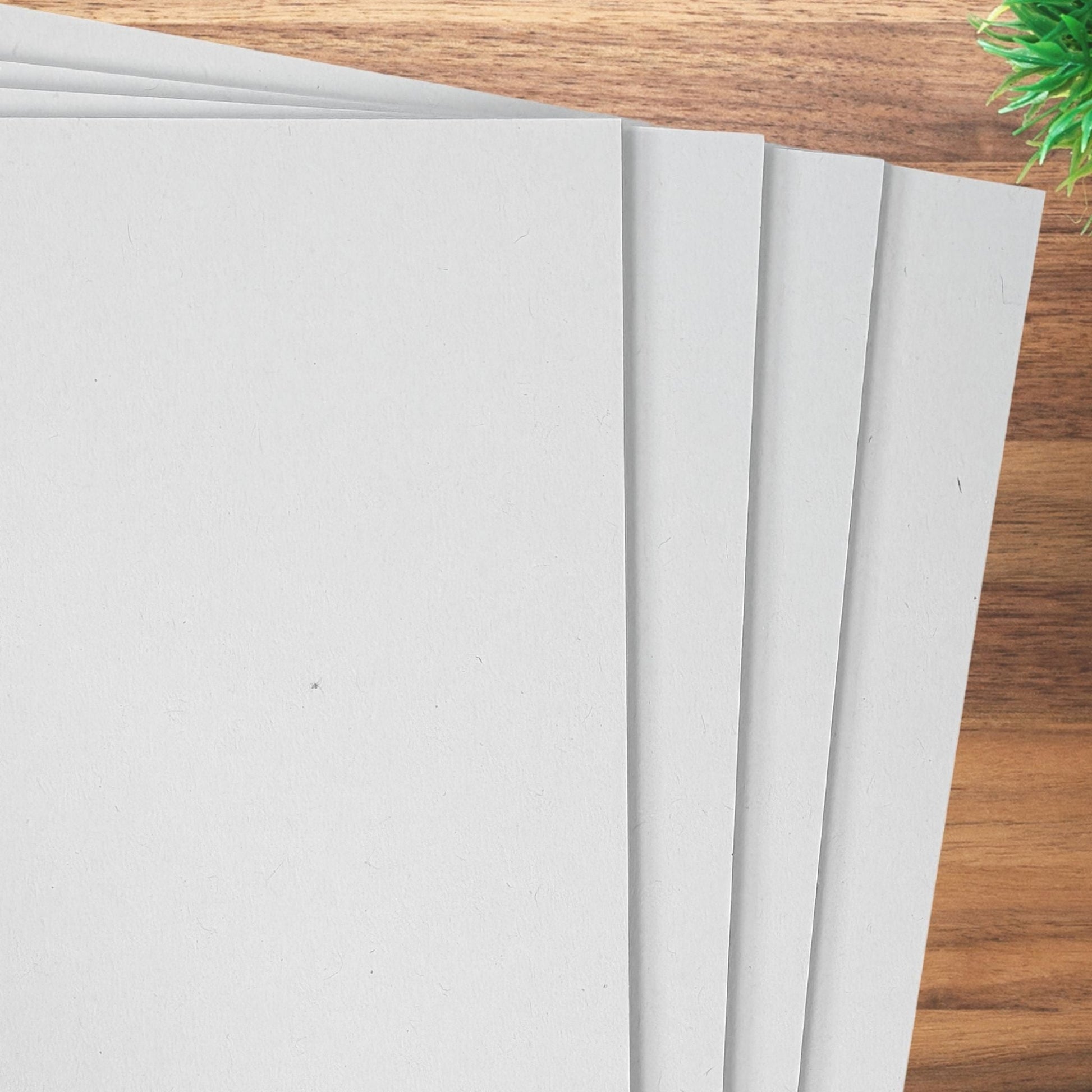 A2 Recycled White Card 220gsm - Eco-Friendly Thick Card for Art & Craft Projects - Wear Yaani