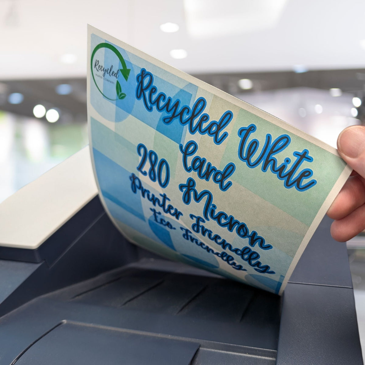 A2 Recycled White Card 220gsm - Eco-Friendly Thick Card for Art & Craft Projects - Wear Yaani