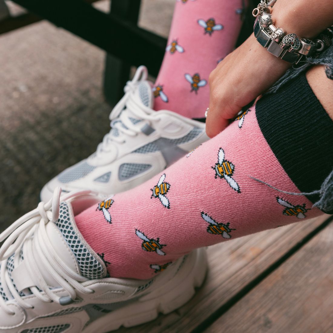 Bumblebee Matching Bamboo Socks (Adult & Child) - Wear Yaani