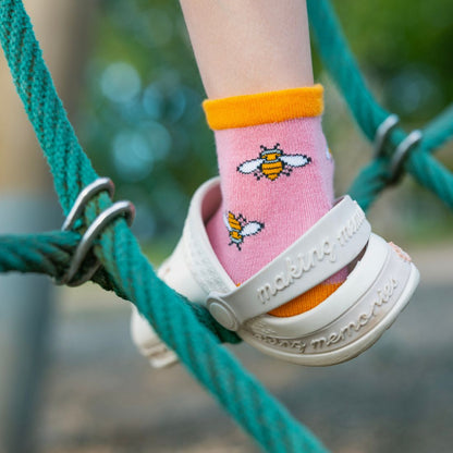 Bumblebee Matching Bamboo Socks (Adult & Child) - Wear Yaani