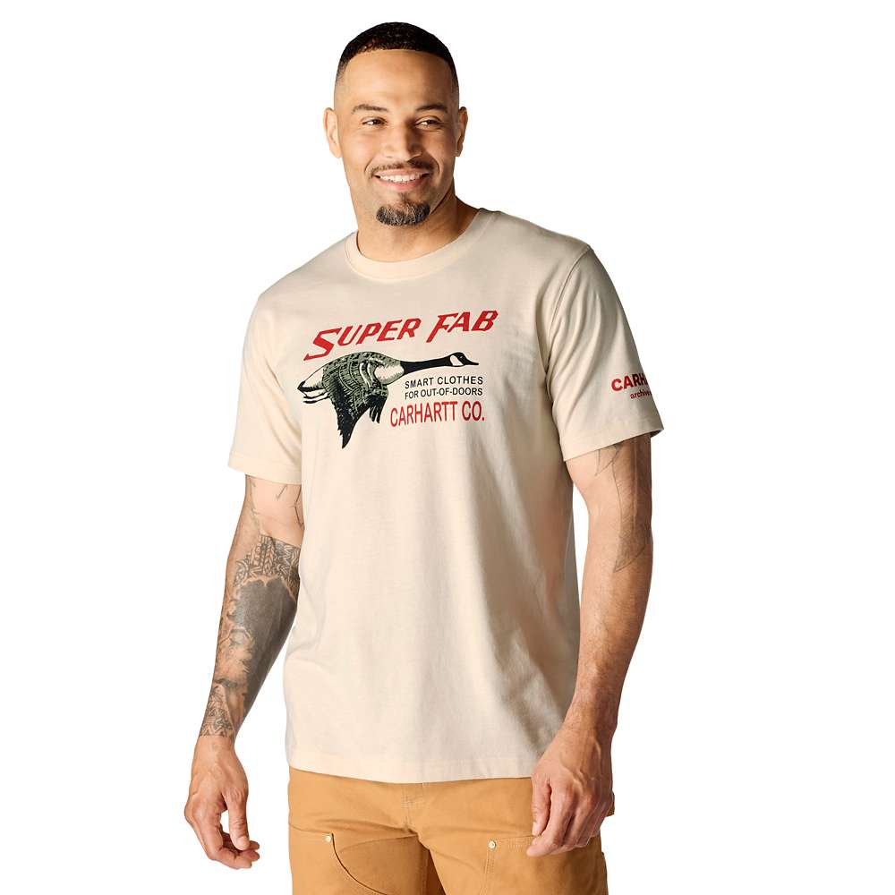 Carhartt Relaxed Fit Lightweight Short - Sleeve Fab Graphic T-Shirt - Wear Yaani