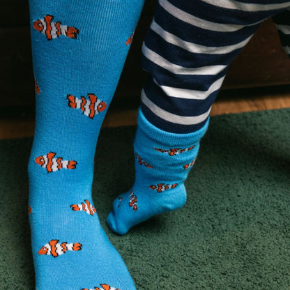 Clown Fish Matching Bamboo Socks (Adult & Child) - Wear Yaani