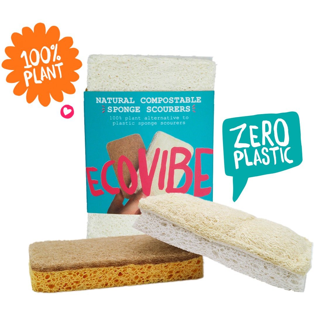 Compostable Eco-Scourers & Sponge Bundle - Wear Yaani