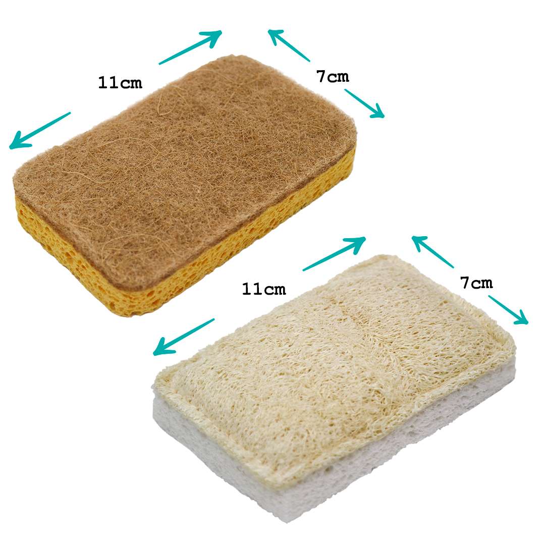 Compostable Eco-Scourers & Sponge Bundle - Wear Yaani