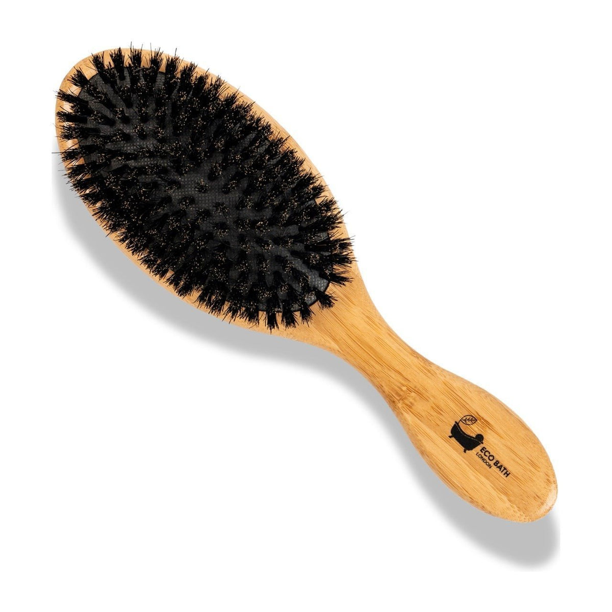 Eco Bath London Bamboo Hair Brush with Boar Bristles - Eco-Friendly Detangling Hairbrush for All Hair Types - Wear Yaani