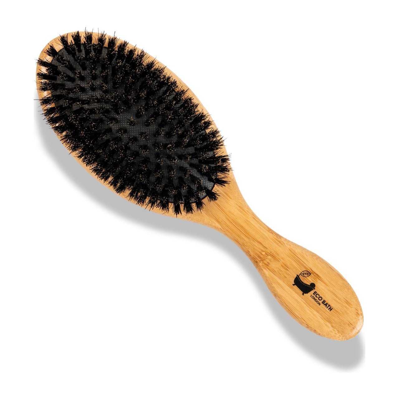Eco Bath London Bamboo Hair Brush with Boar Bristles - Eco-Friendly Detangling Hairbrush for All Hair Types - Wear Yaani