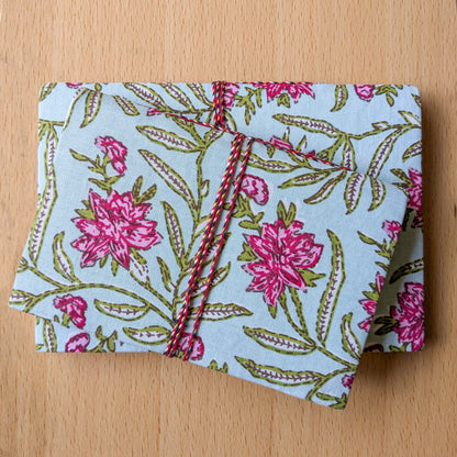 Eco Friendly Cotton Fabric Journals (5 x 7 in), Fair Trade Stationery Ethically Handmade in India - Wear Yaani