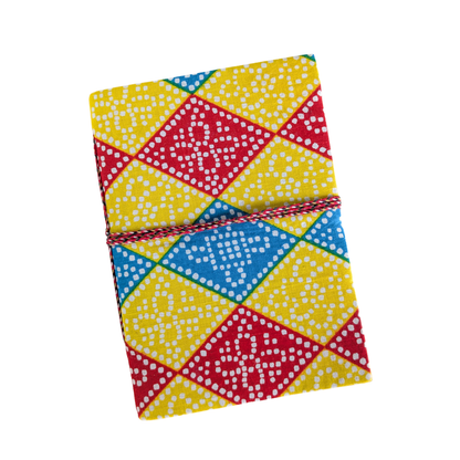 Eco Friendly Cotton Fabric Journals (5 x 7 in), Fair Trade Stationery Ethically Handmade in India - Wear Yaani