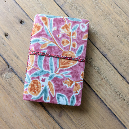 Eco Friendly Cotton Fabric Journals (5 x 7 in), Fair Trade Stationery Ethically Handmade in India - Wear Yaani