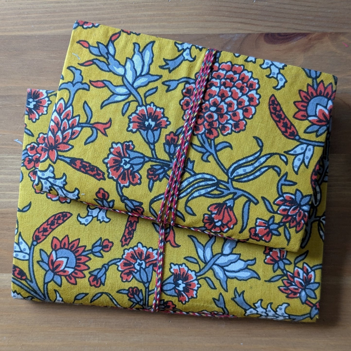 Eco Friendly Cotton Fabric Journals (5 x 7 in), Fair Trade Stationery Ethically Handmade in India - Wear Yaani