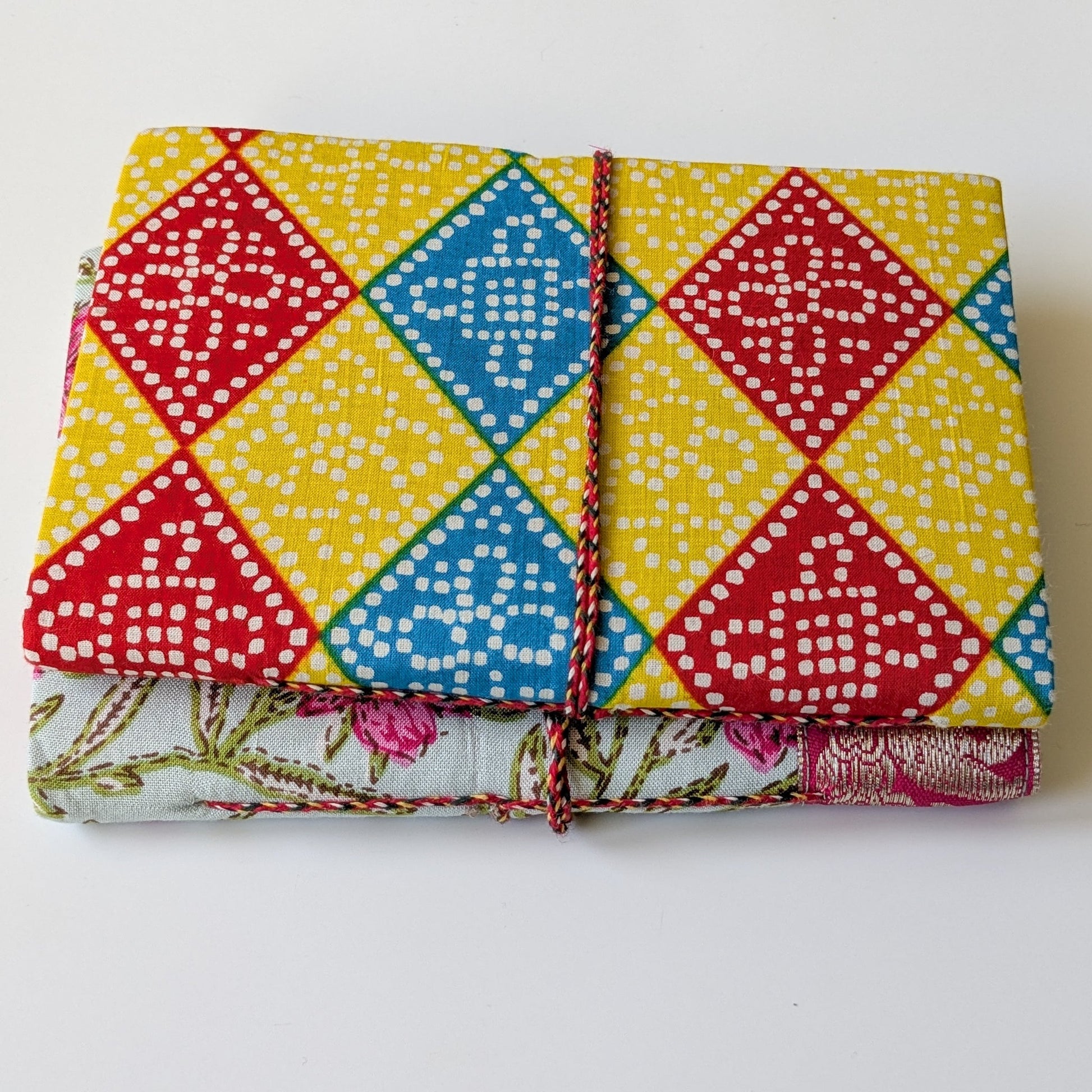 Eco Friendly Cotton Fabric Journals (5 x 7 in), Fair Trade Stationery Ethically Handmade in India - Wear Yaani