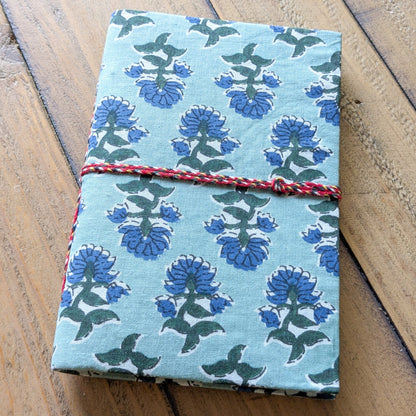 Eco Friendly Cotton Fabric Journals (5 x 7 in), Fair Trade Stationery Ethically Handmade in India - Wear Yaani