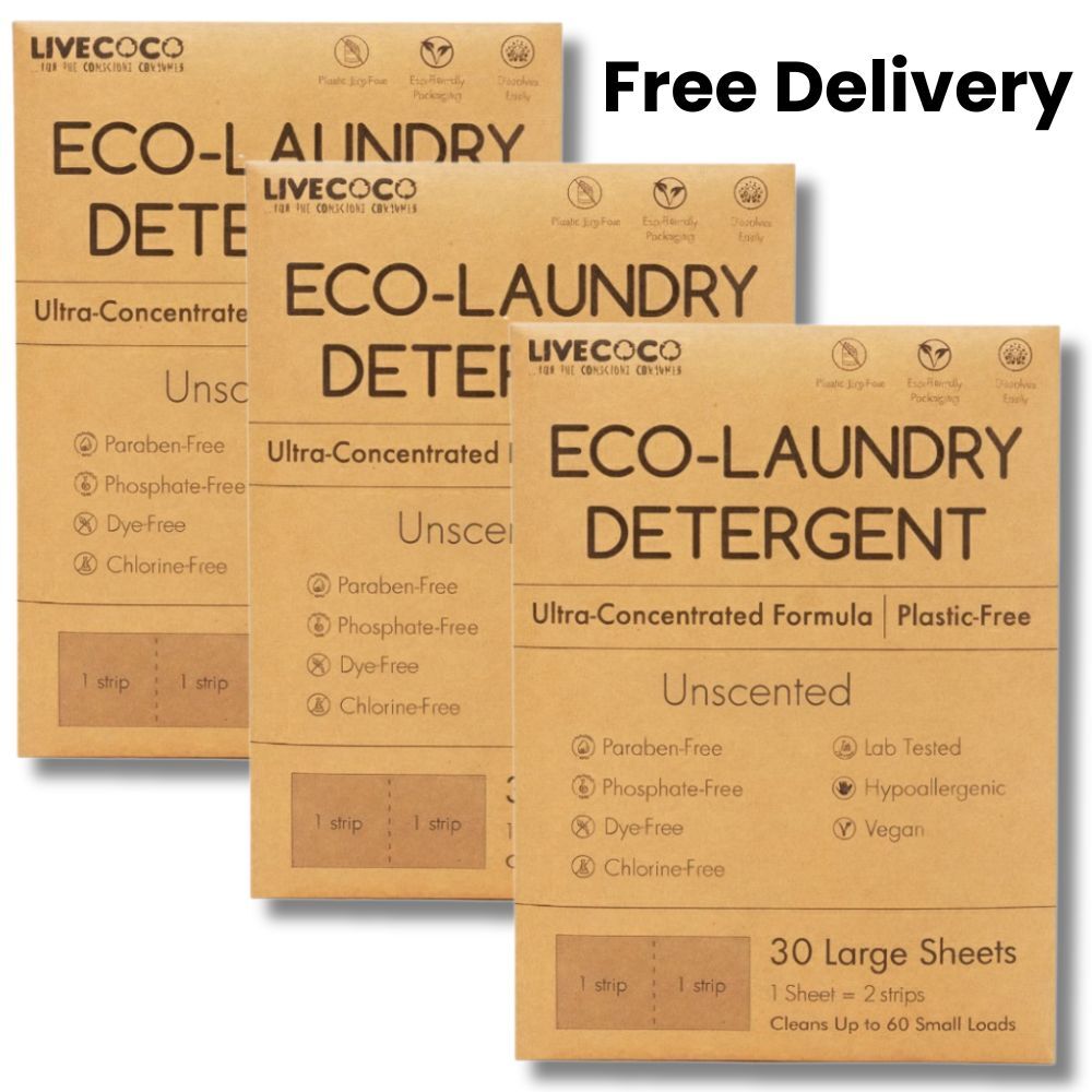 Eco-Laundry Detergent Sheets (60 Loads) - Wear Yaani