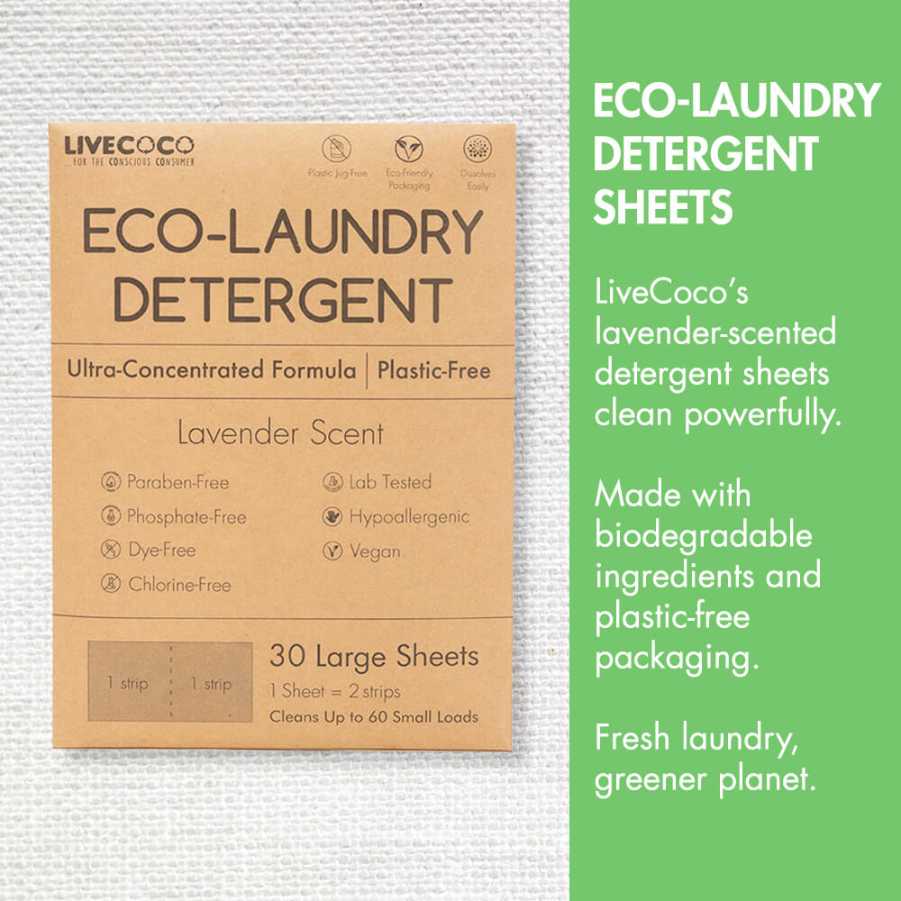Eco-Laundry Detergent Sheets (60 Loads) - Wear Yaani