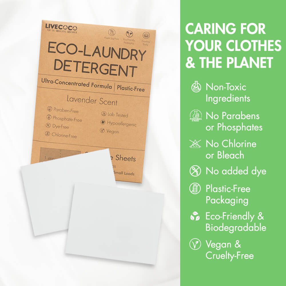 Eco-Laundry Detergent Sheets (60 Loads) - Wear Yaani