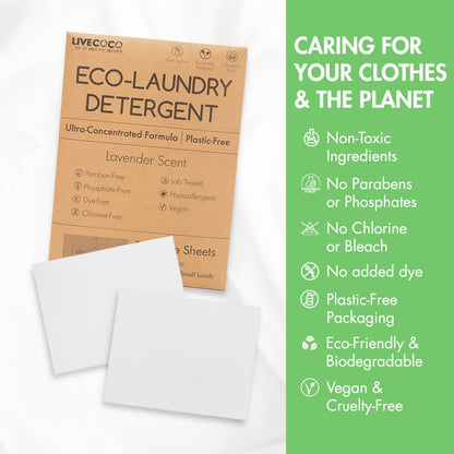 Eco-Laundry Detergent Sheets (60 Loads) - Wear Yaani