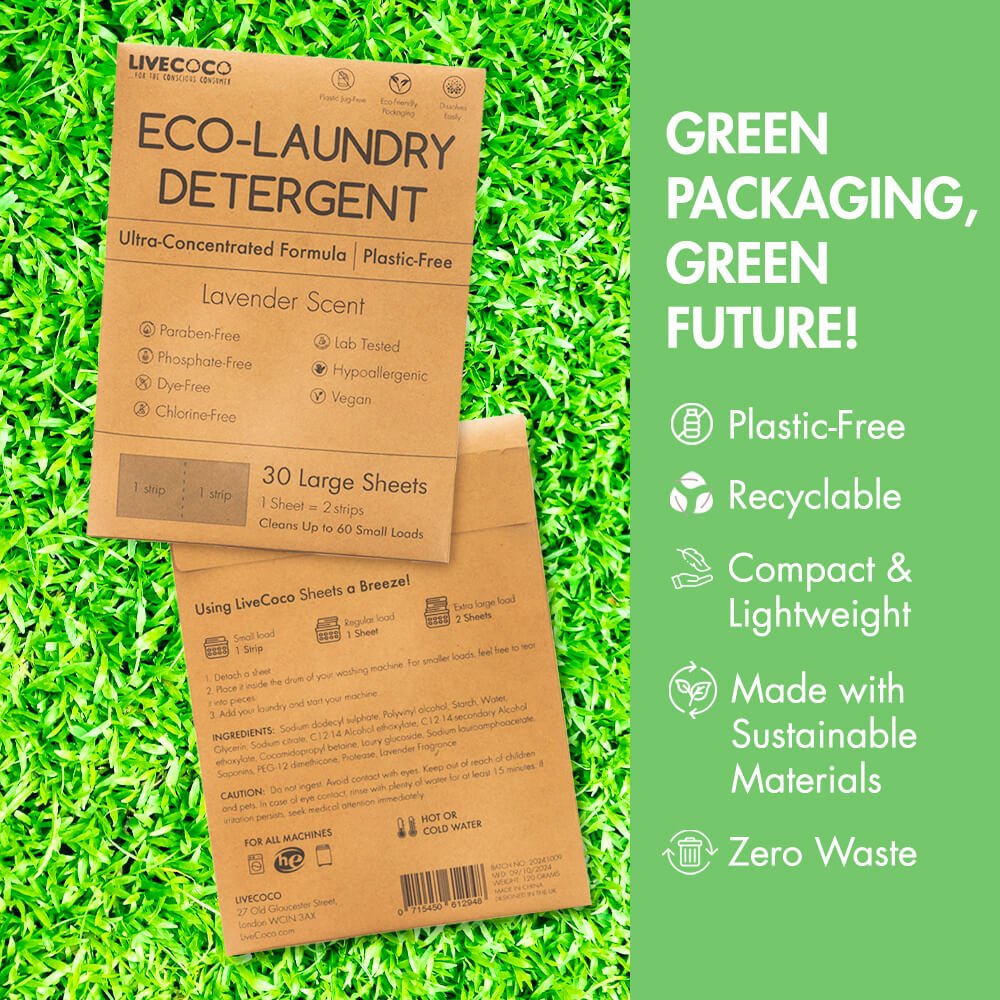 Eco-Laundry Detergent Sheets (60 Loads) - Wear Yaani