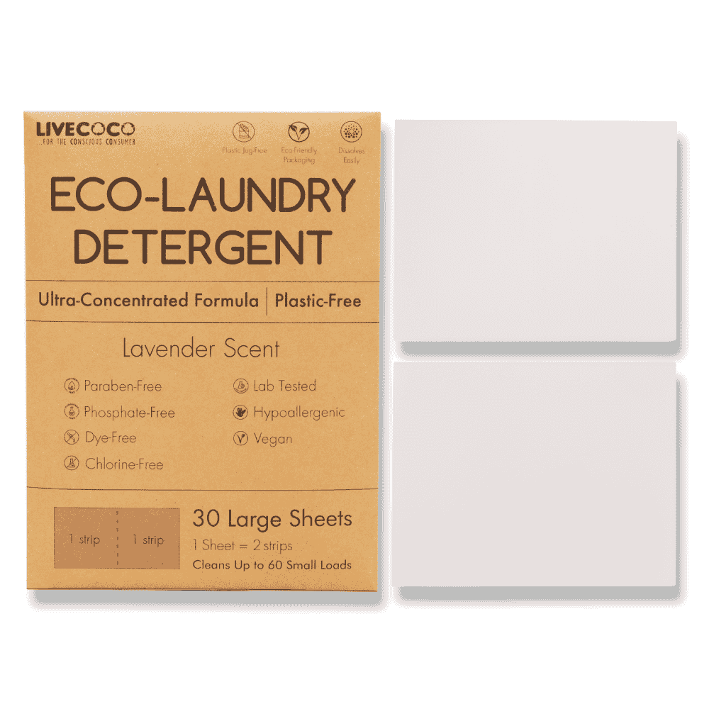 Eco-Laundry Detergent Sheets (60 Loads) - Wear Yaani