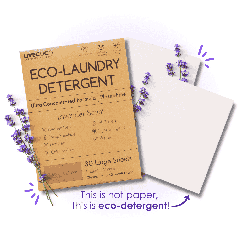 Eco-Laundry Detergent Sheets (60 Loads) - Wear Yaani