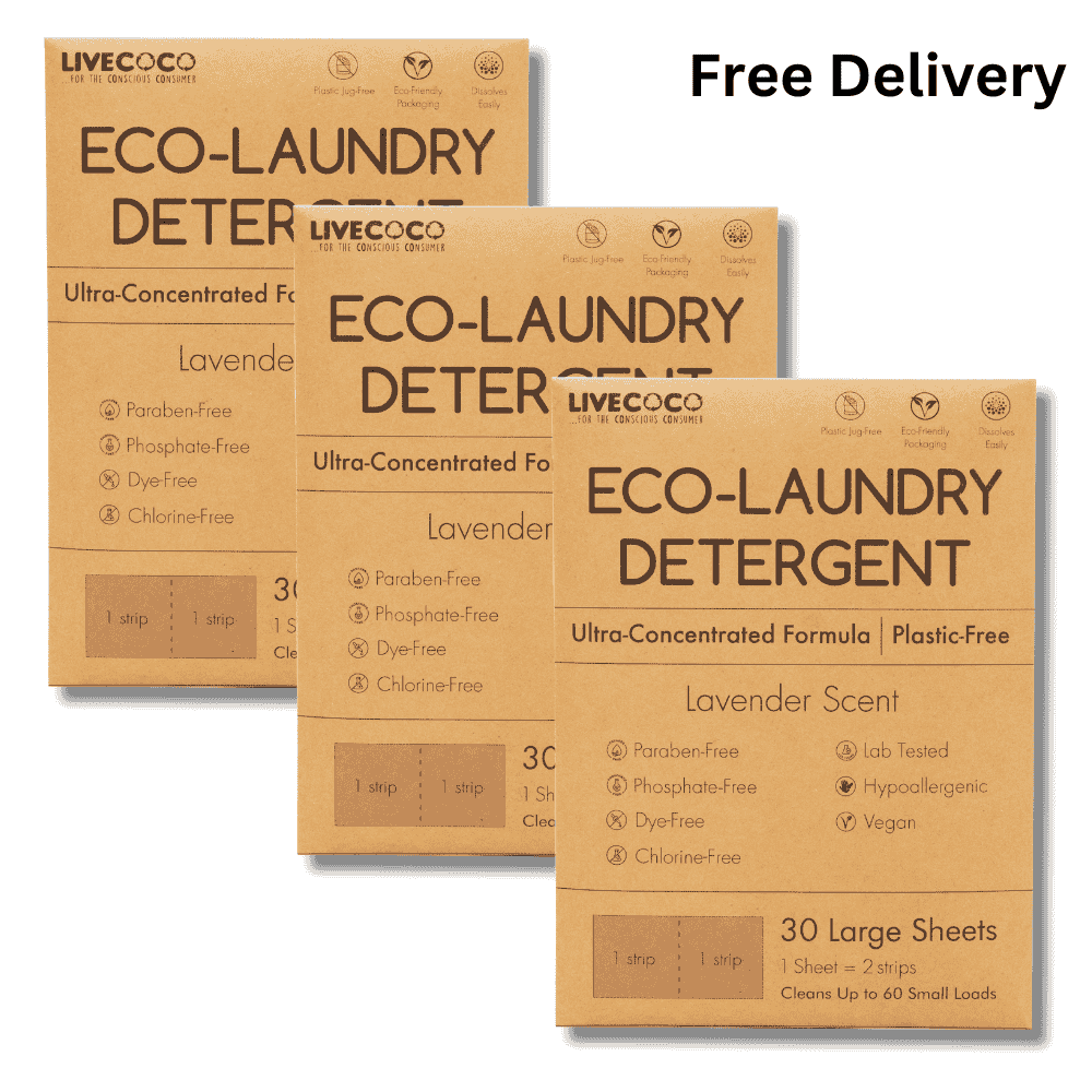 Eco-Laundry Detergent Sheets (60 Loads) - Wear Yaani
