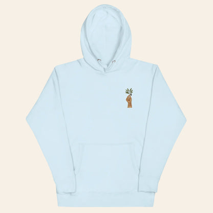 Embroidered Olive & Tatreez Hoodie - Wear Yaani