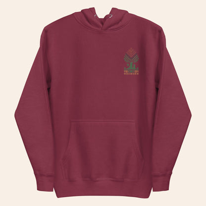 Embroidered Roots Hoodie – Palestinian & Irish Heritage Tree - Wear Yaani