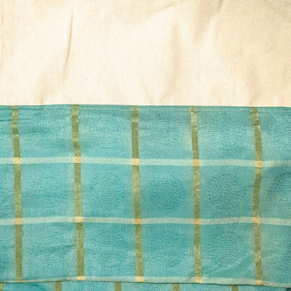 Half sari, half cotton tote bag, ethically handmade in India - Wear Yaani