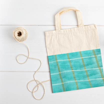 Half sari, half cotton tote bag, ethically handmade in India - Wear Yaani