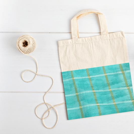Half sari, half cotton tote bag, ethically handmade in India - Wear Yaani