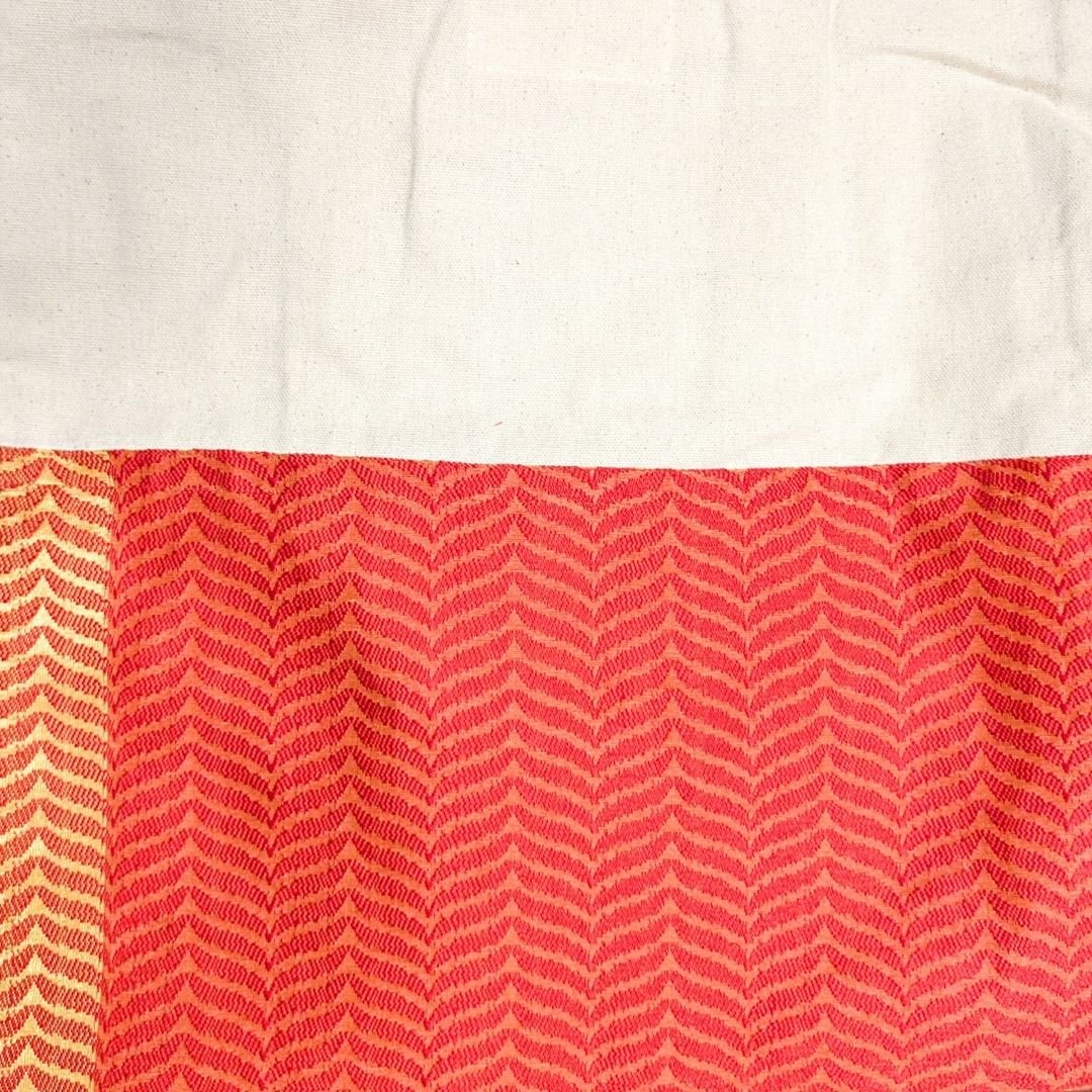 Half sari, half cotton tote bag, ethically handmade in India - Wear Yaani