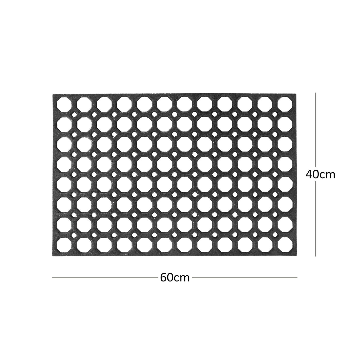 Heavy Duty Non Slip Rubber Ring Entrance Doormat - Wear Yaani