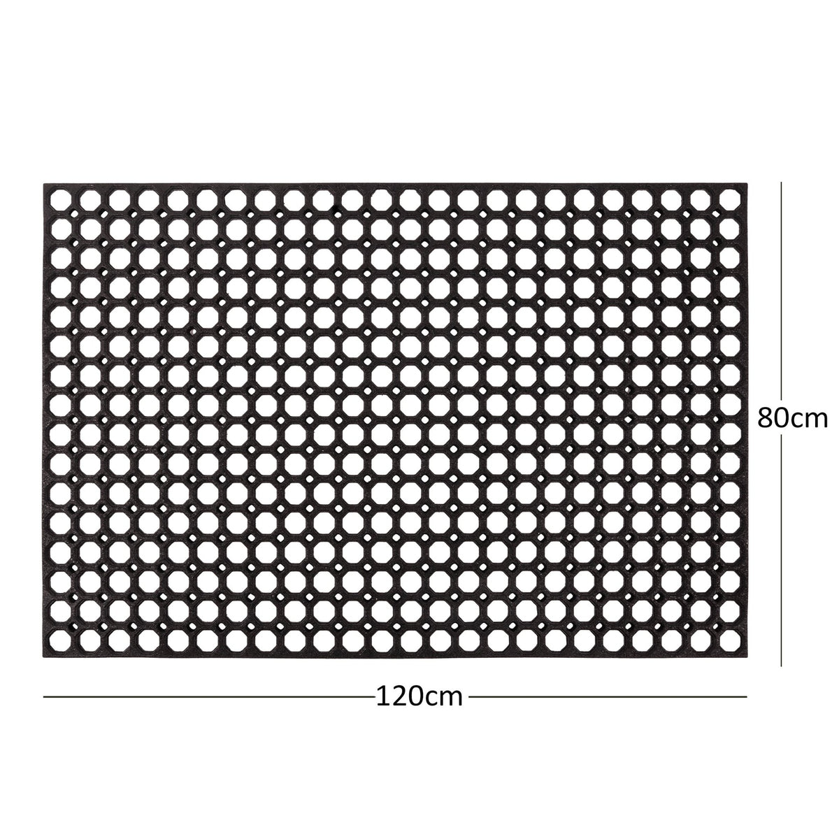 Heavy Duty Non Slip Rubber Ring Entrance Doormat - Wear Yaani