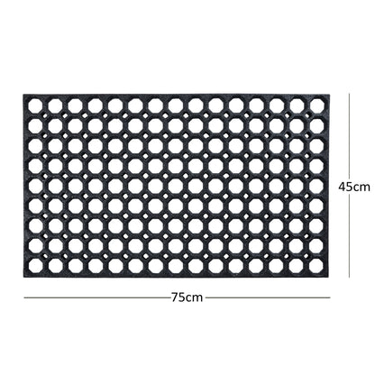 Heavy Duty Non Slip Rubber Ring Entrance Doormat - Wear Yaani