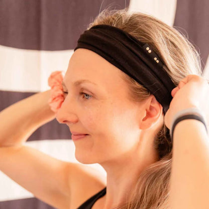 KOOSHOO Twist Headband Jet Black – Organic Fairtrade - Wear Yaani
