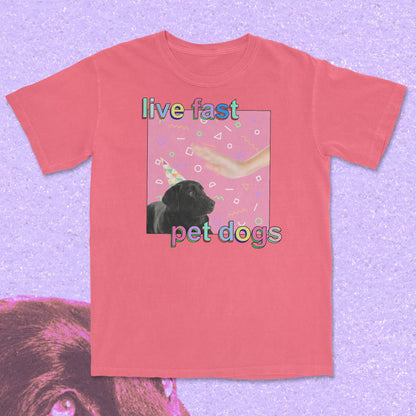 live fast pet dogs - t-shirt - Wear Yaani