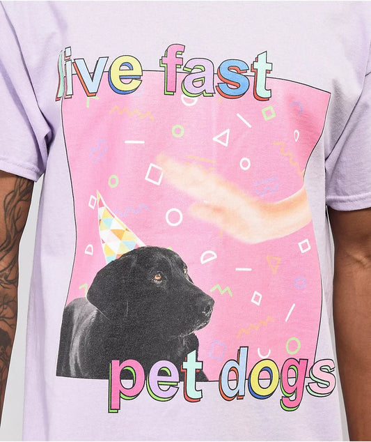live fast pet dogs - t-shirt - Wear Yaani