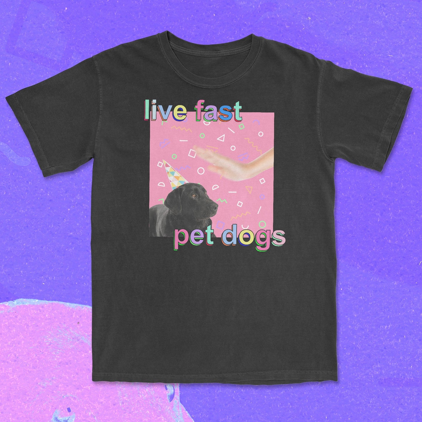 live fast pet dogs - t-shirt - Wear Yaani