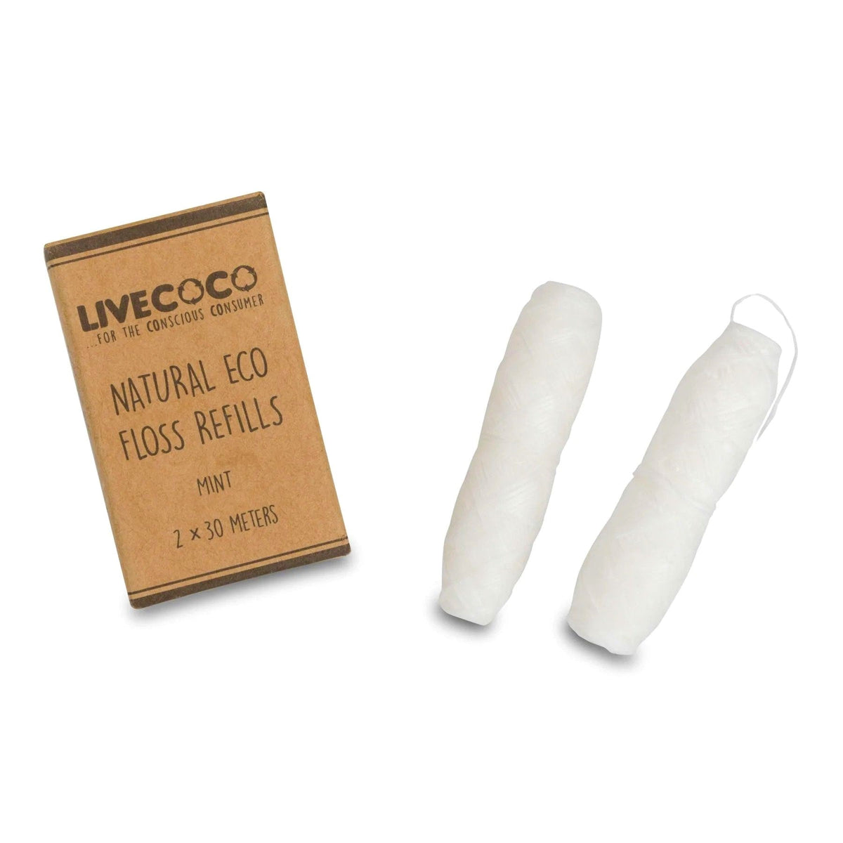 Natural Eco Floss Refills - Fresh Mint Flavour - Wear Yaani