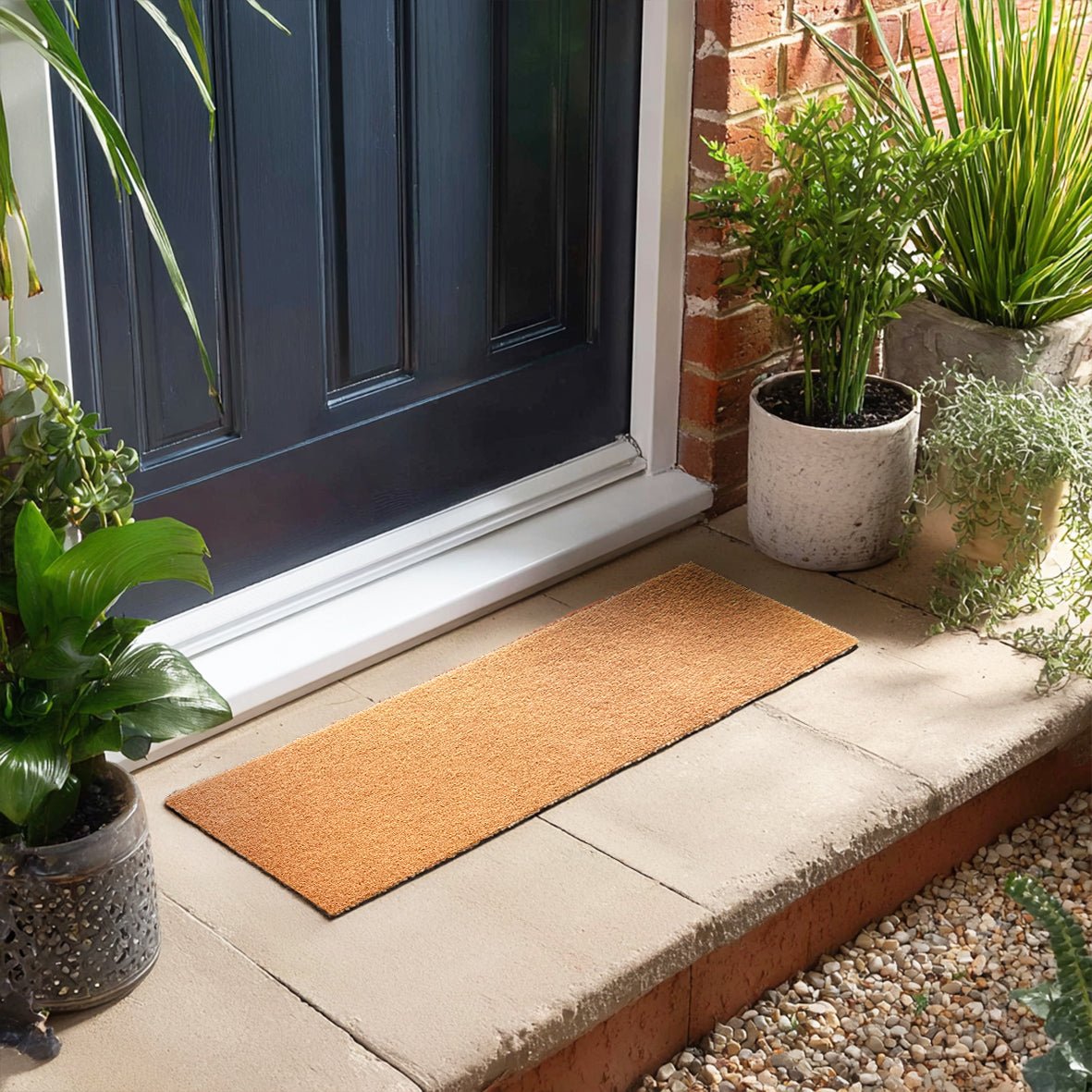 Non-Shed Synthetic Coir Step Mat - Wear Yaani
