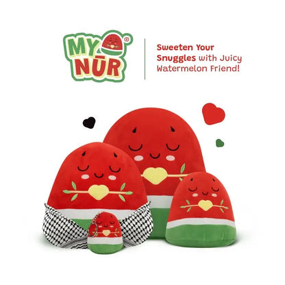 Nūr Watermelon Keyring (8cm) | Islamic Toys for Kids - Wear Yaani